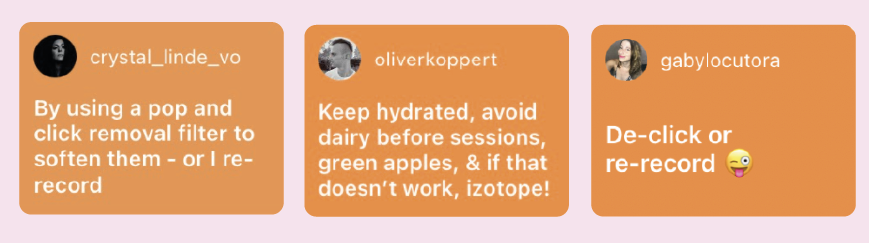 Mouth Clicks Tips - How to make your voice sound better